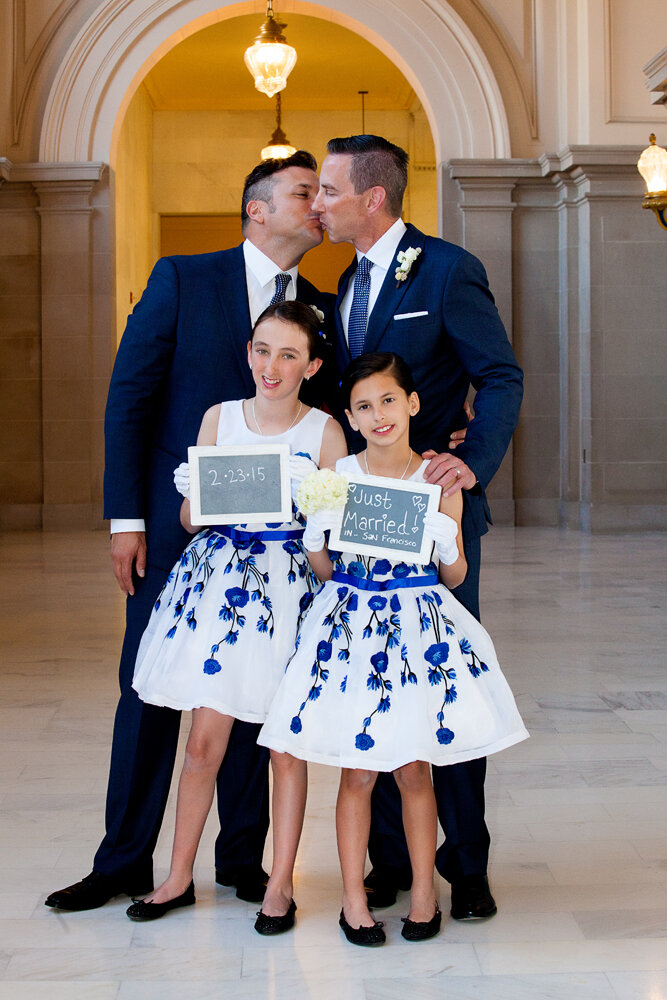 LGBTQ Wedding Photography in SF City Hall