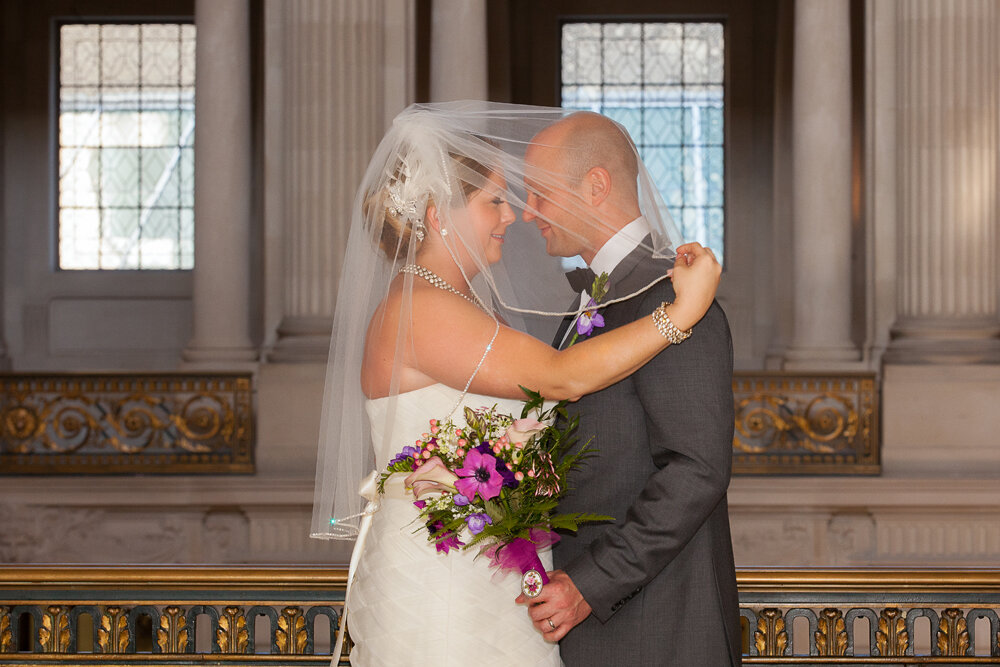 Destination San Francisco City Hall Wedding Photography