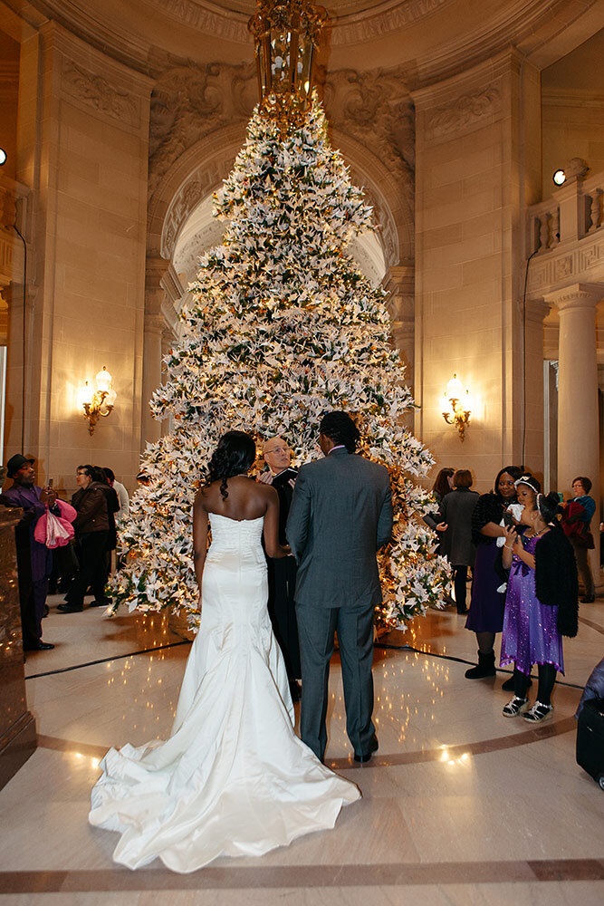 San Francisco Elopement Photography during the holidays