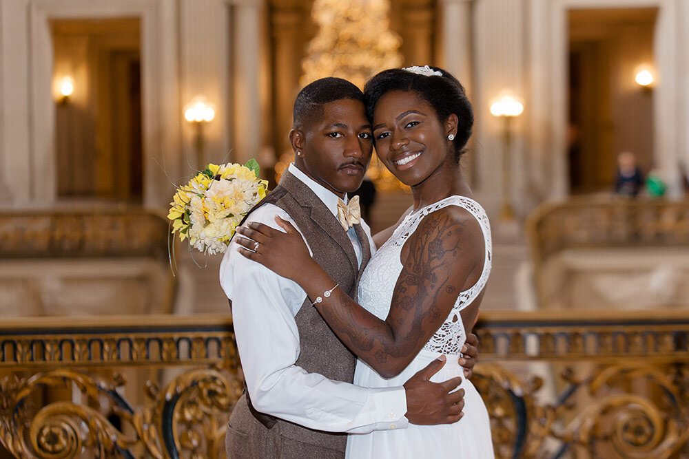 San Francisco Elopement Photography during the holidays