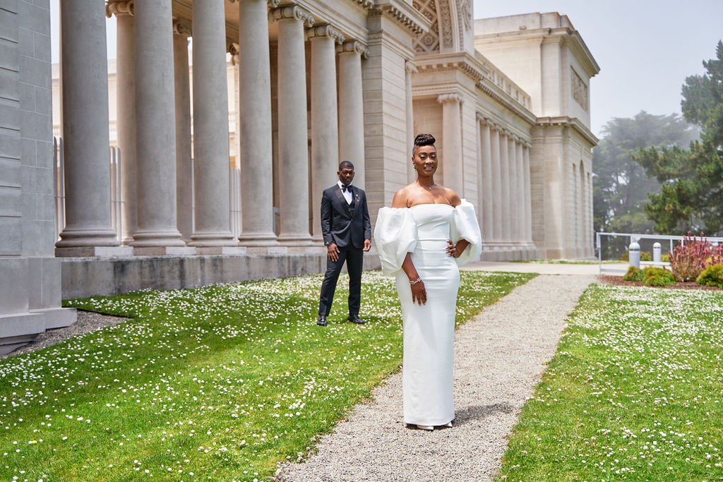 Legion of Honor Museum Elopement Photography