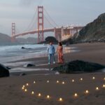 Marshall Beach Engagement Photography