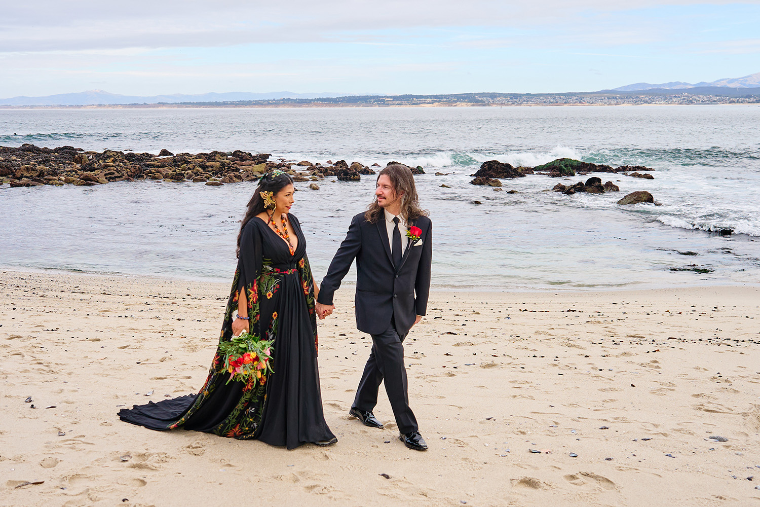 Lovers Point Park, Pacific Grove Wedding Photography Near Monterey California