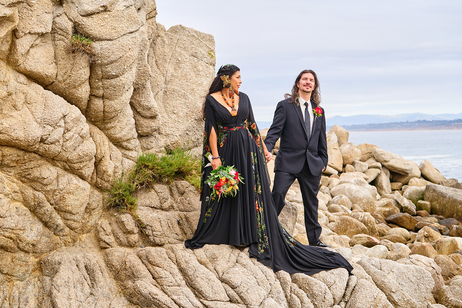 Lovers Point Park, Pacific Grove Wedding Photography Near Monterey California