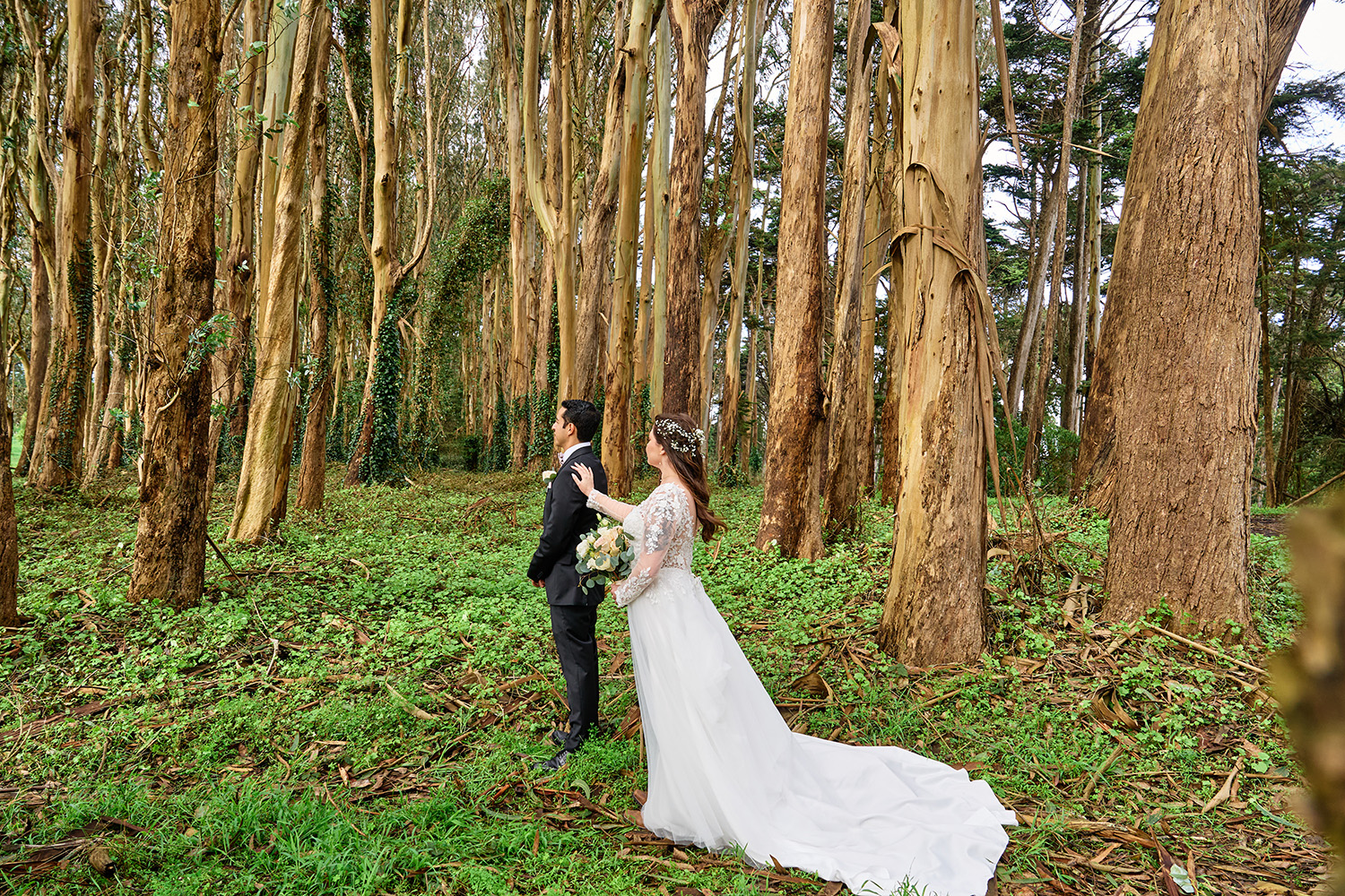 Presidio Park Micro Wedding Photography in San Francisco