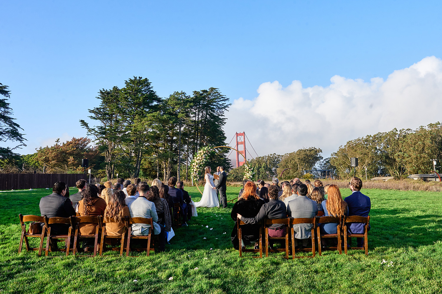 Presidio Park Micro Wedding Photography in San Francisco