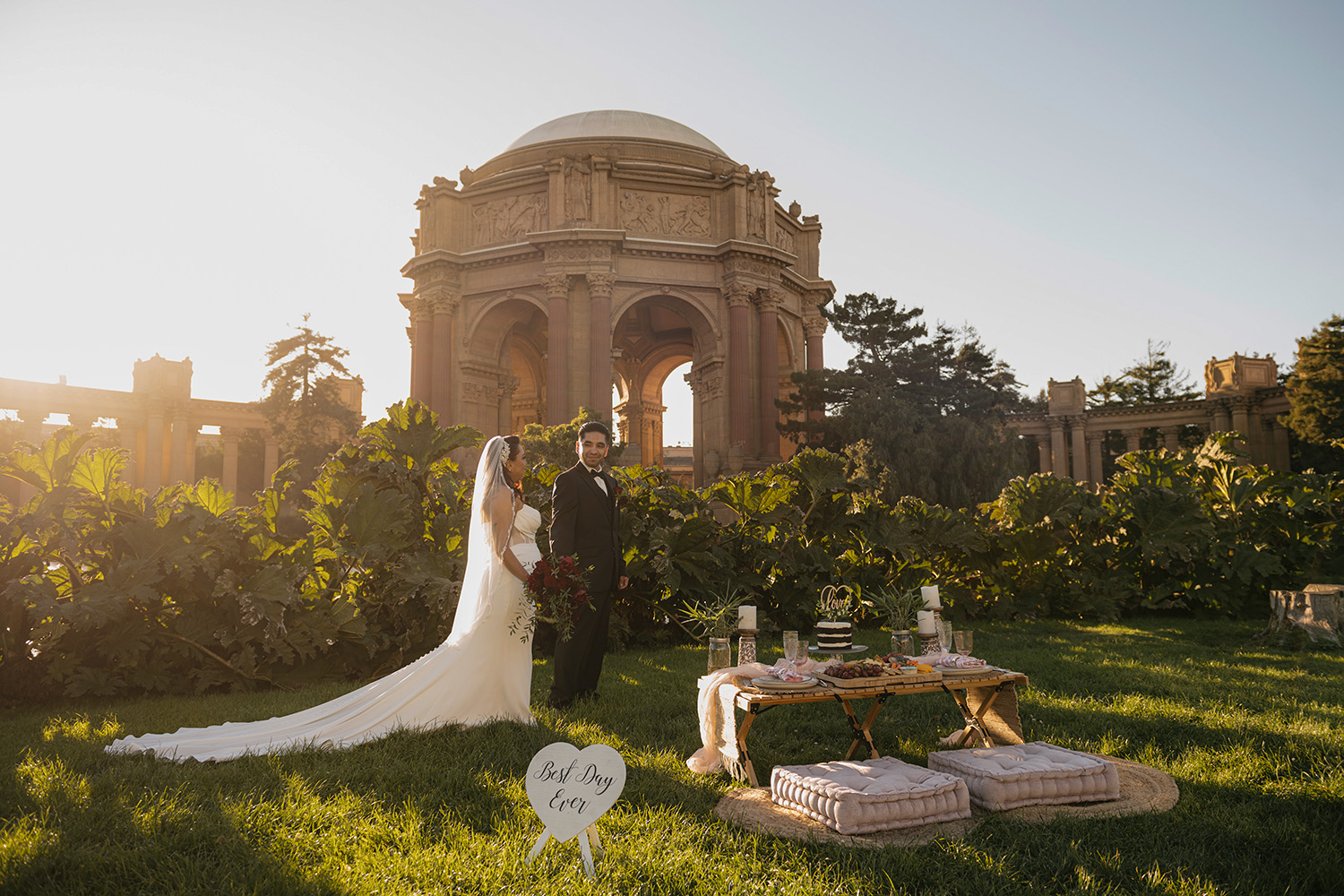 Palace of Fine Arts San Francisco Wedding Photography