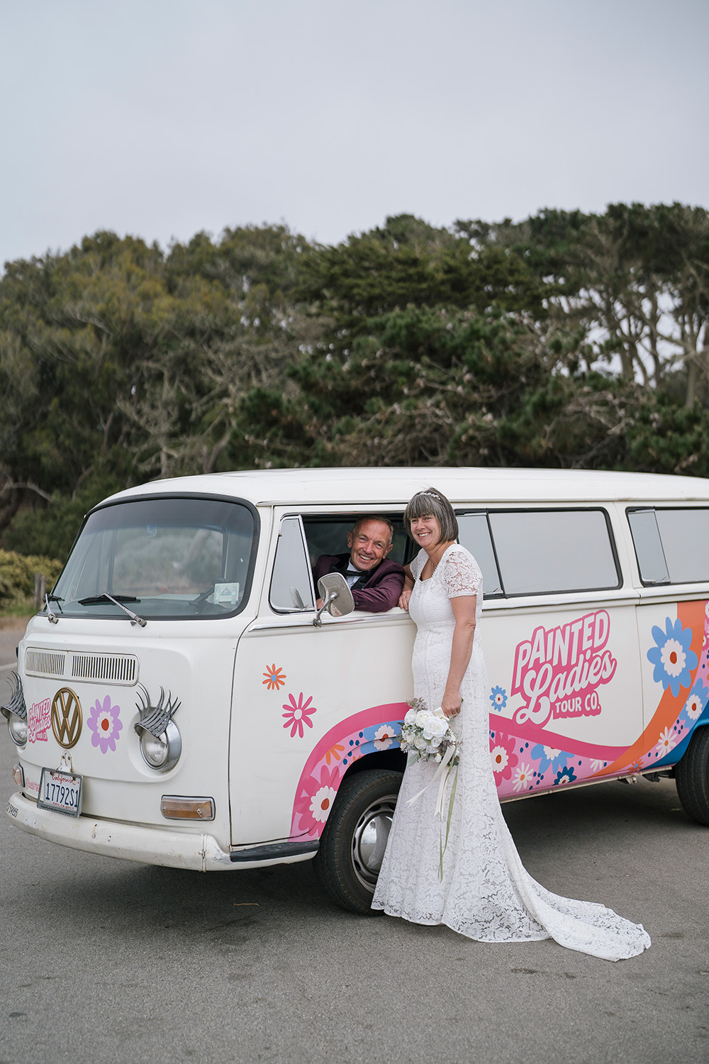 San Francisco VW Bus Elopement Photography