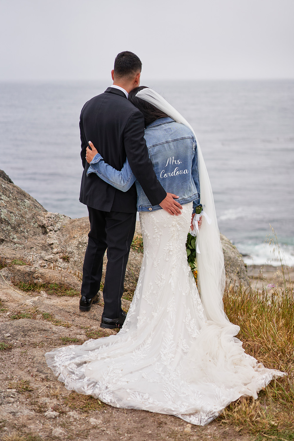 Wedding Rock Elopement Photography in Carmel California