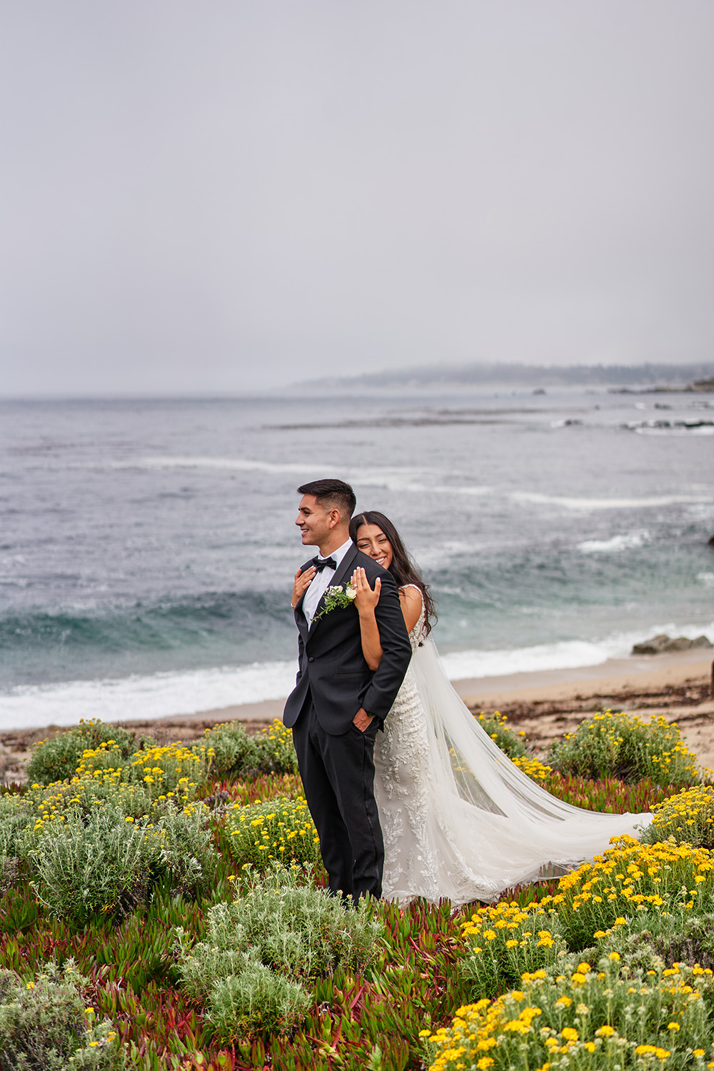 Wedding Rock Elopement Photography in Carmel California