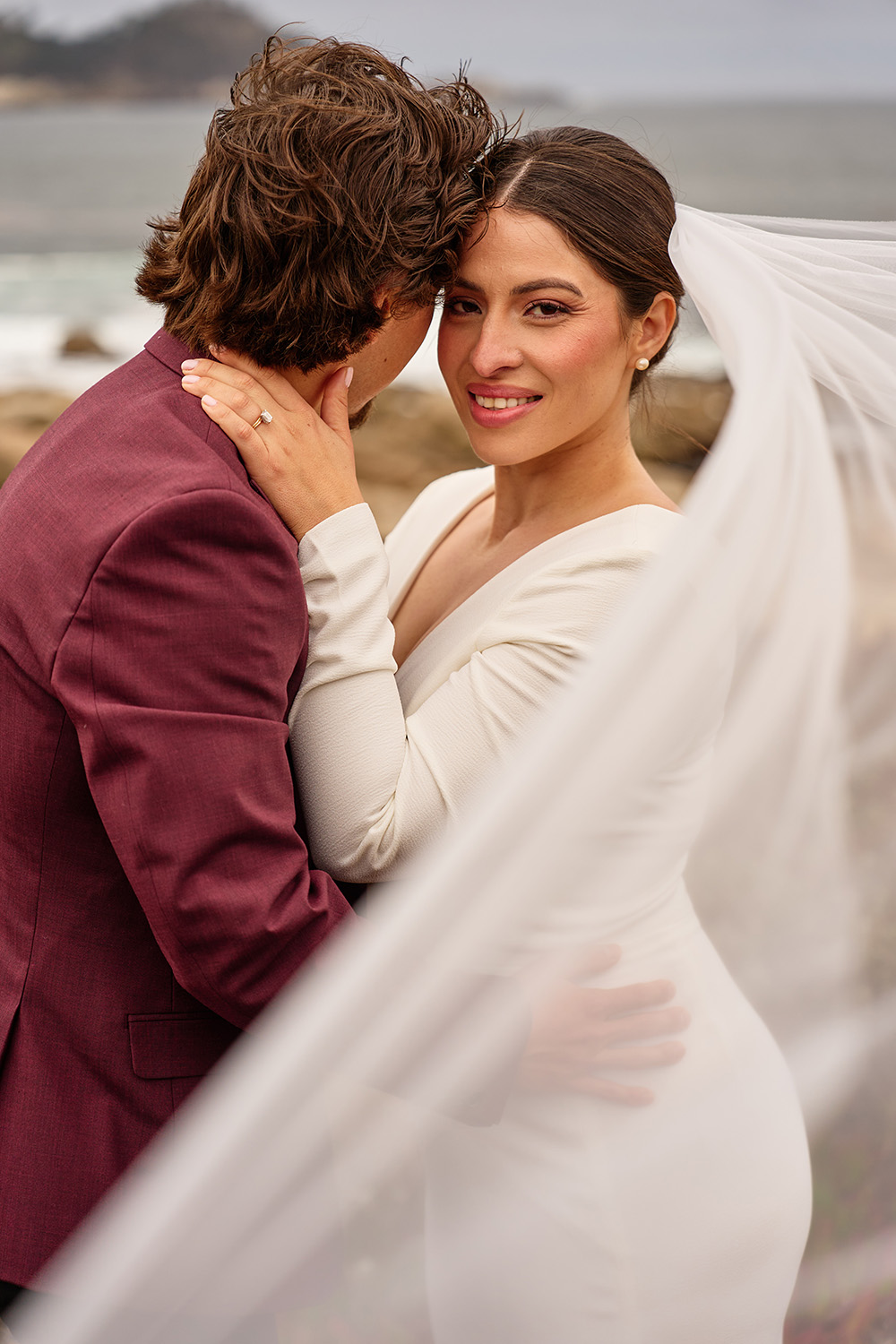 Wedding Rock Elopement Photography in Carmel California
