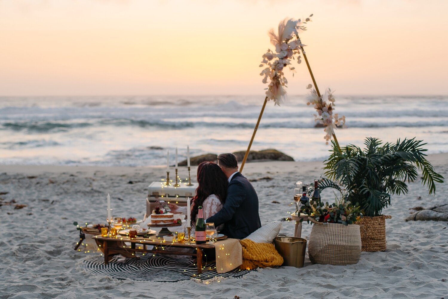 Carmel California Beach Elopement Photography