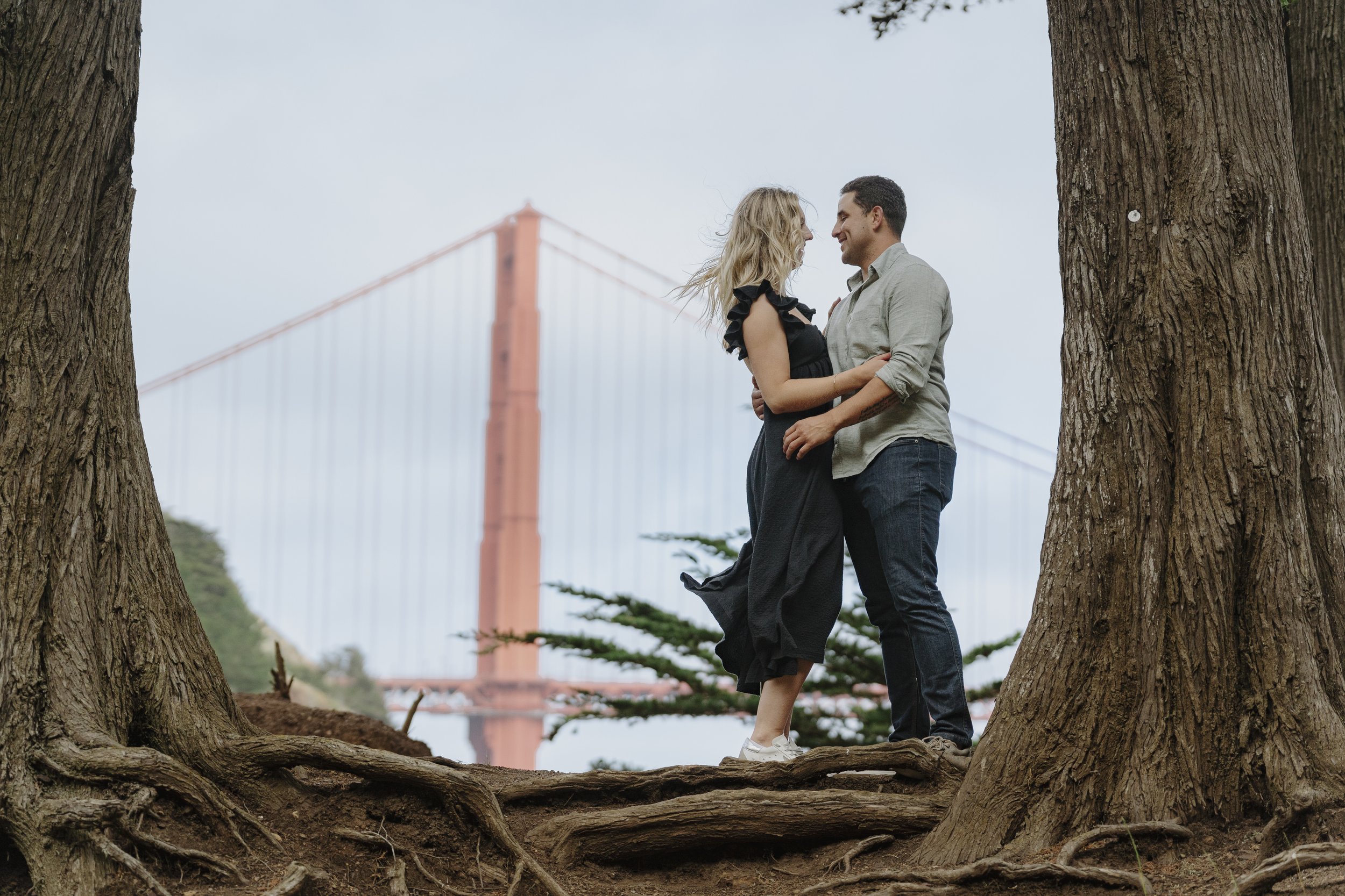 Surprise proposal at Kirby Cove