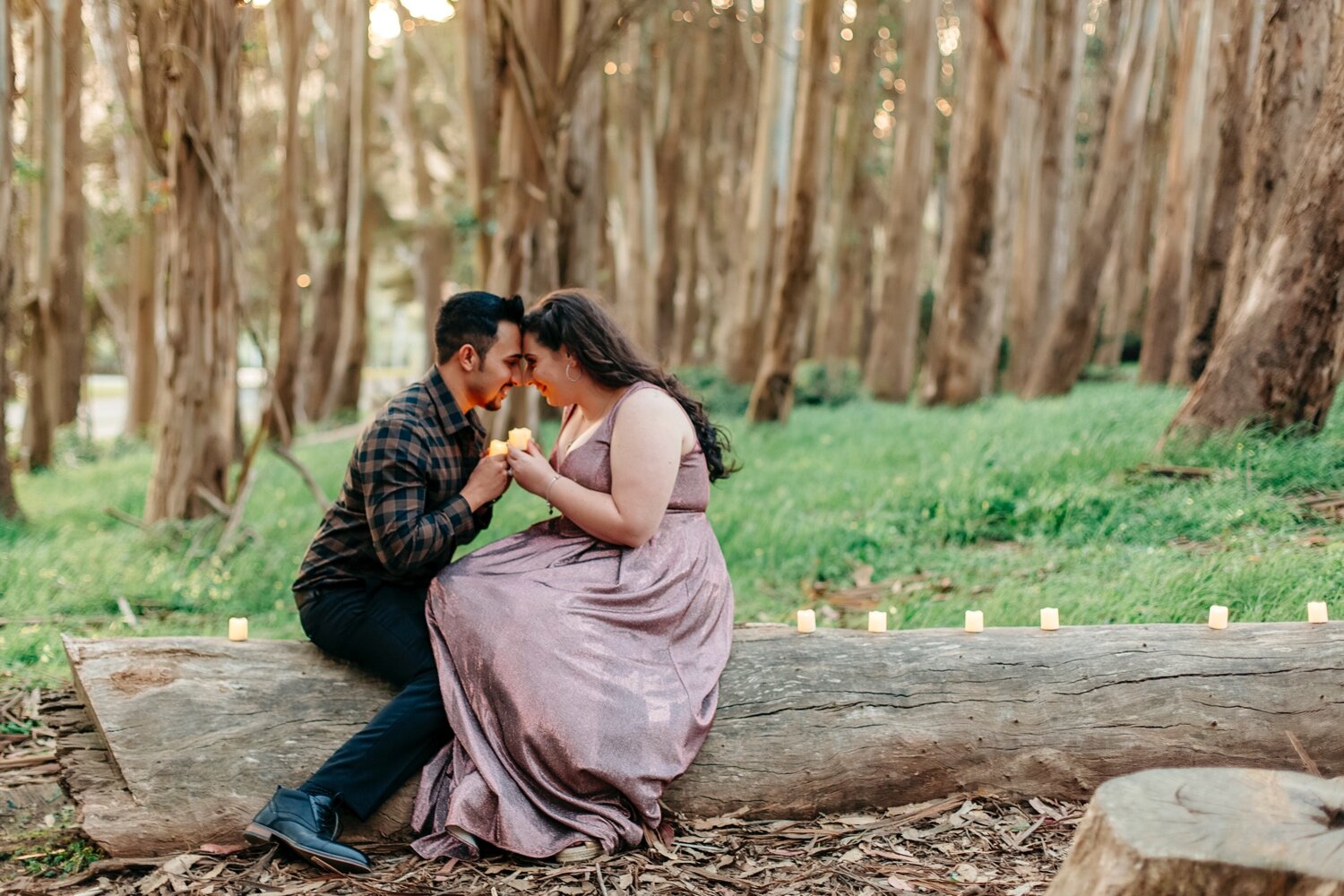 Surprise proposal Photography Palace of Fine arts and Lovers Lane in San Francisco