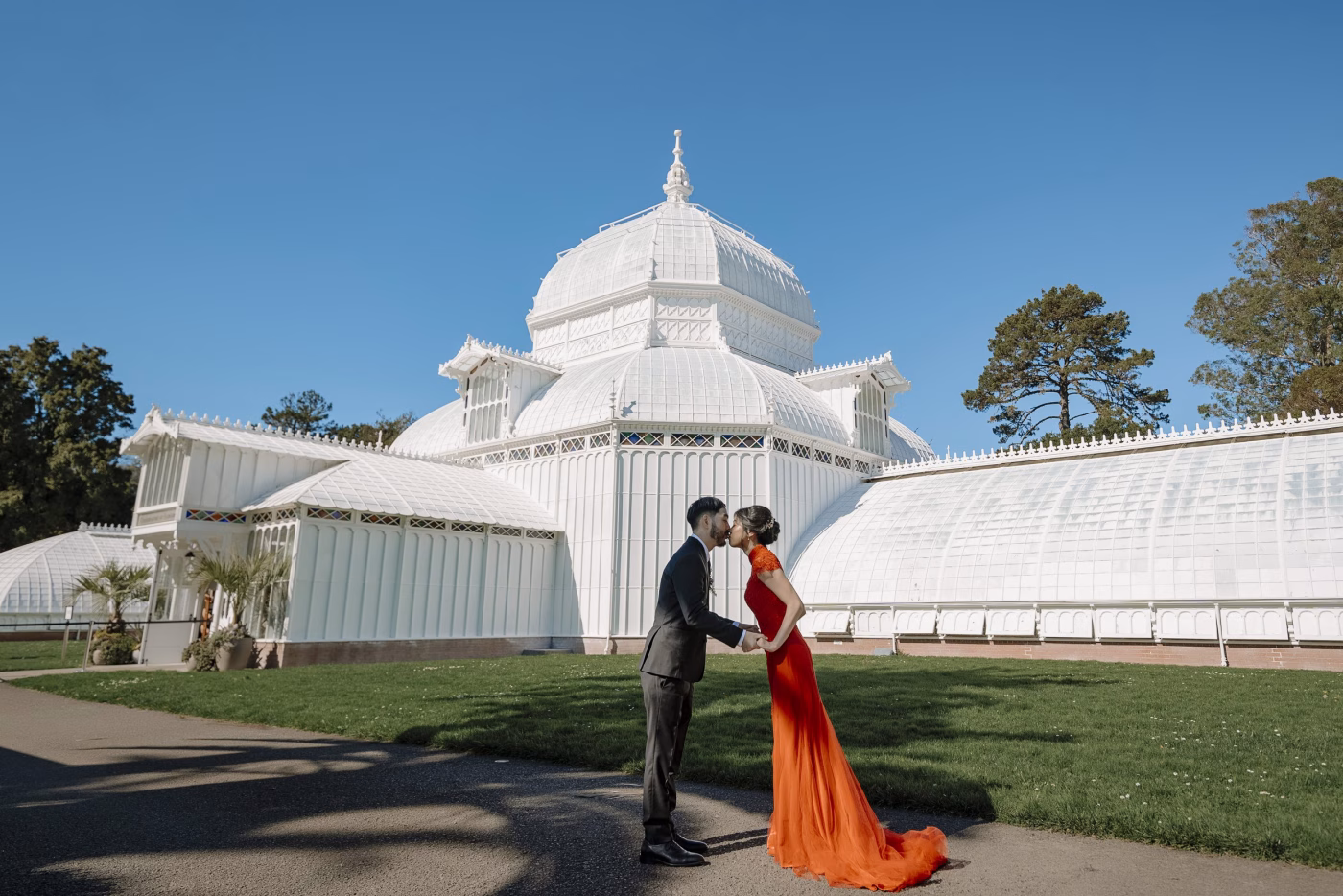 SF Golden Gate Park Chinese Wedding Photography