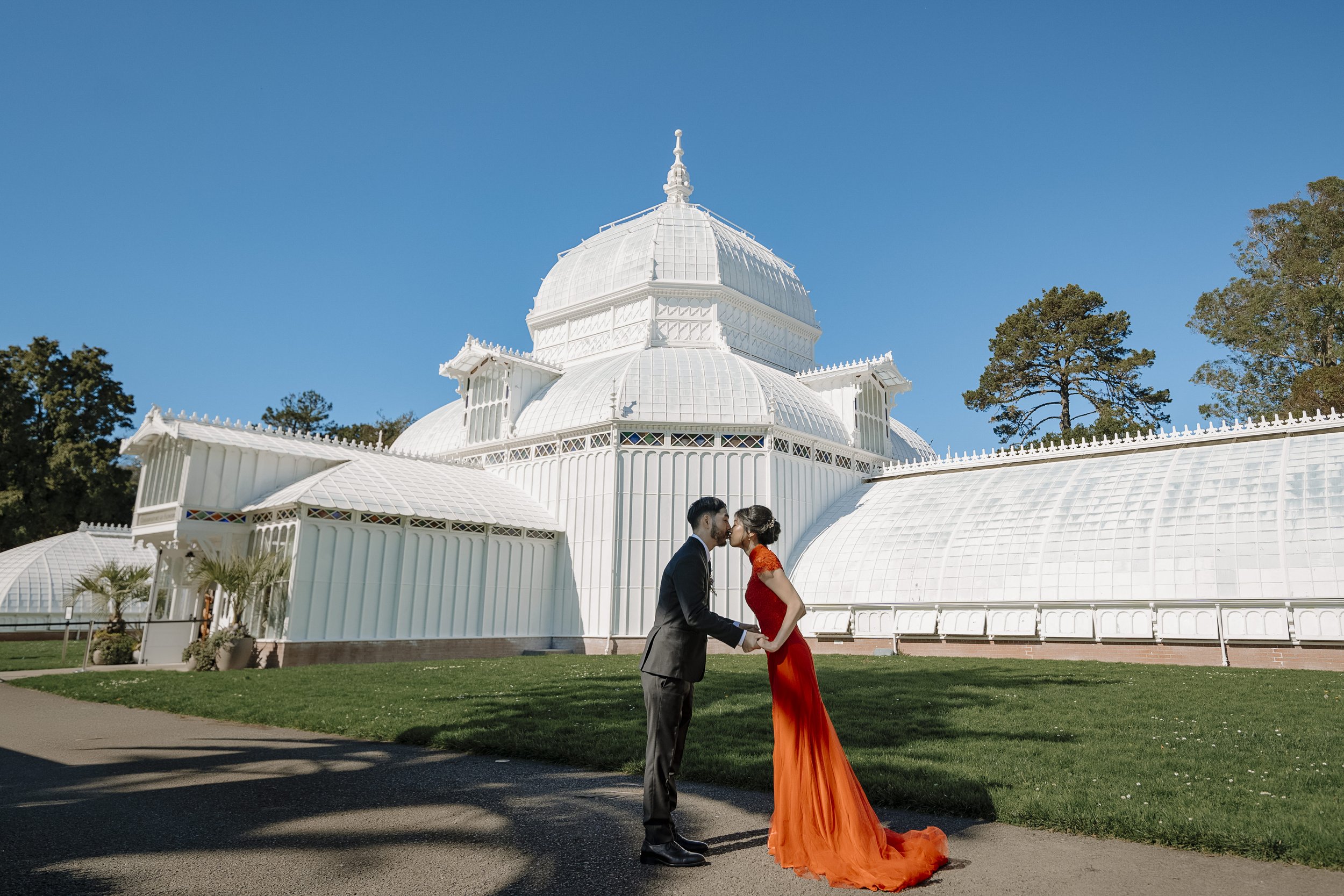 SF Golden Gate Park Chinese Wedding Photography