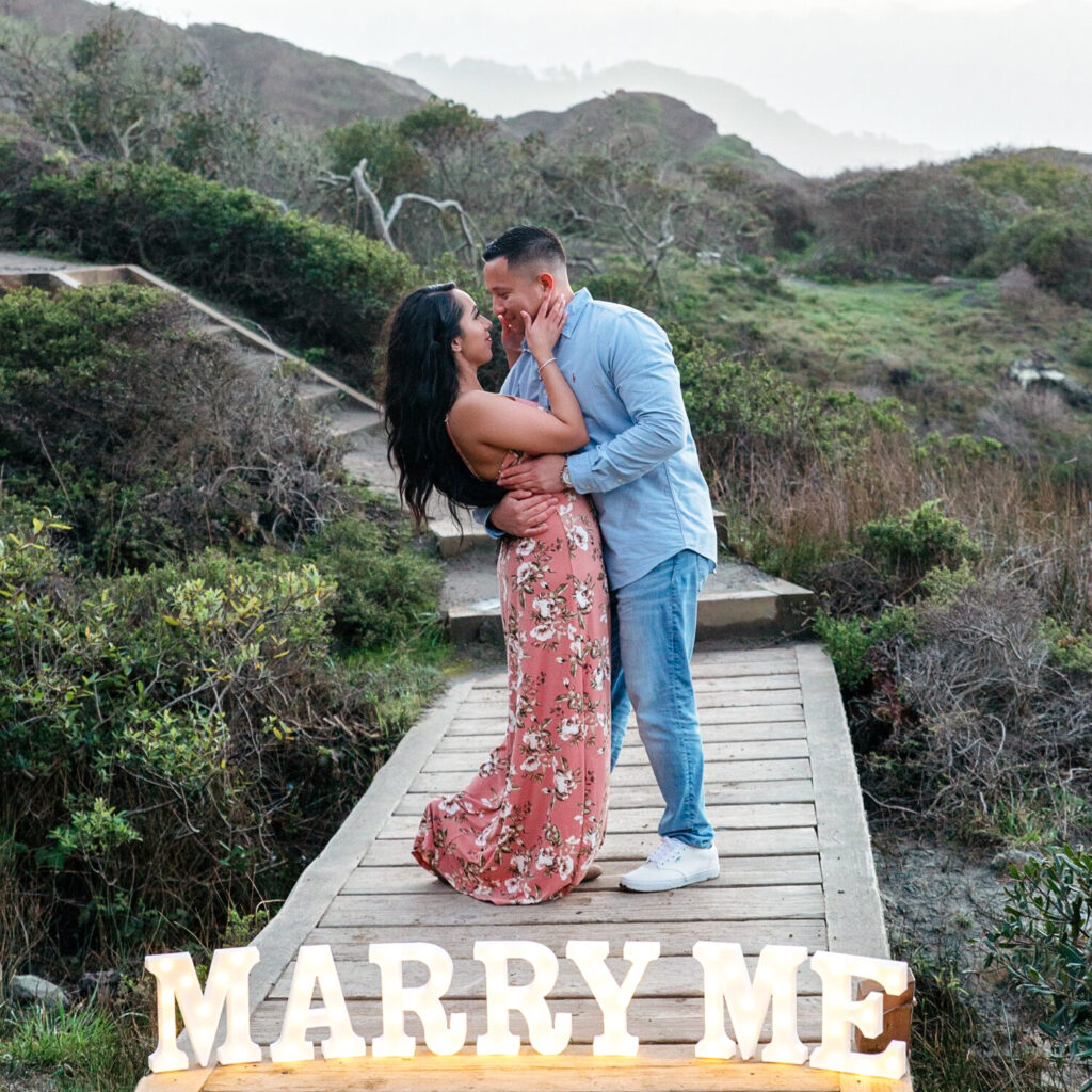 Surprise proposal Photography in San Francisco
