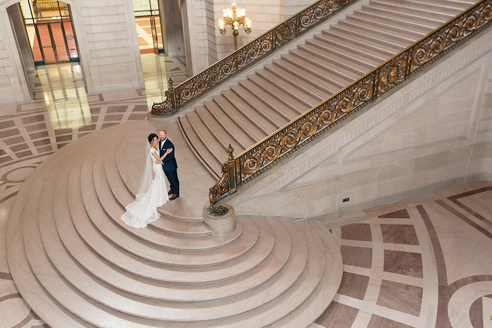 Intimate Wedding Photography at San Francisco City Hall