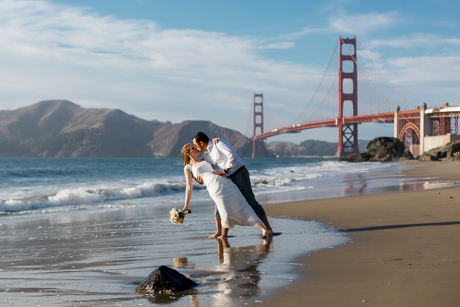 Marshall Beach Elopement Photography