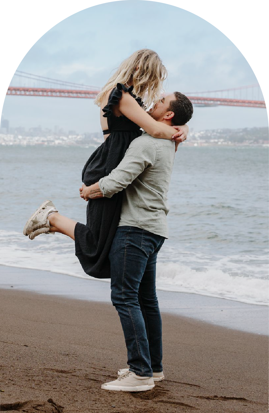 Kirby Cove near San Francisco Surprise Proposal Photography