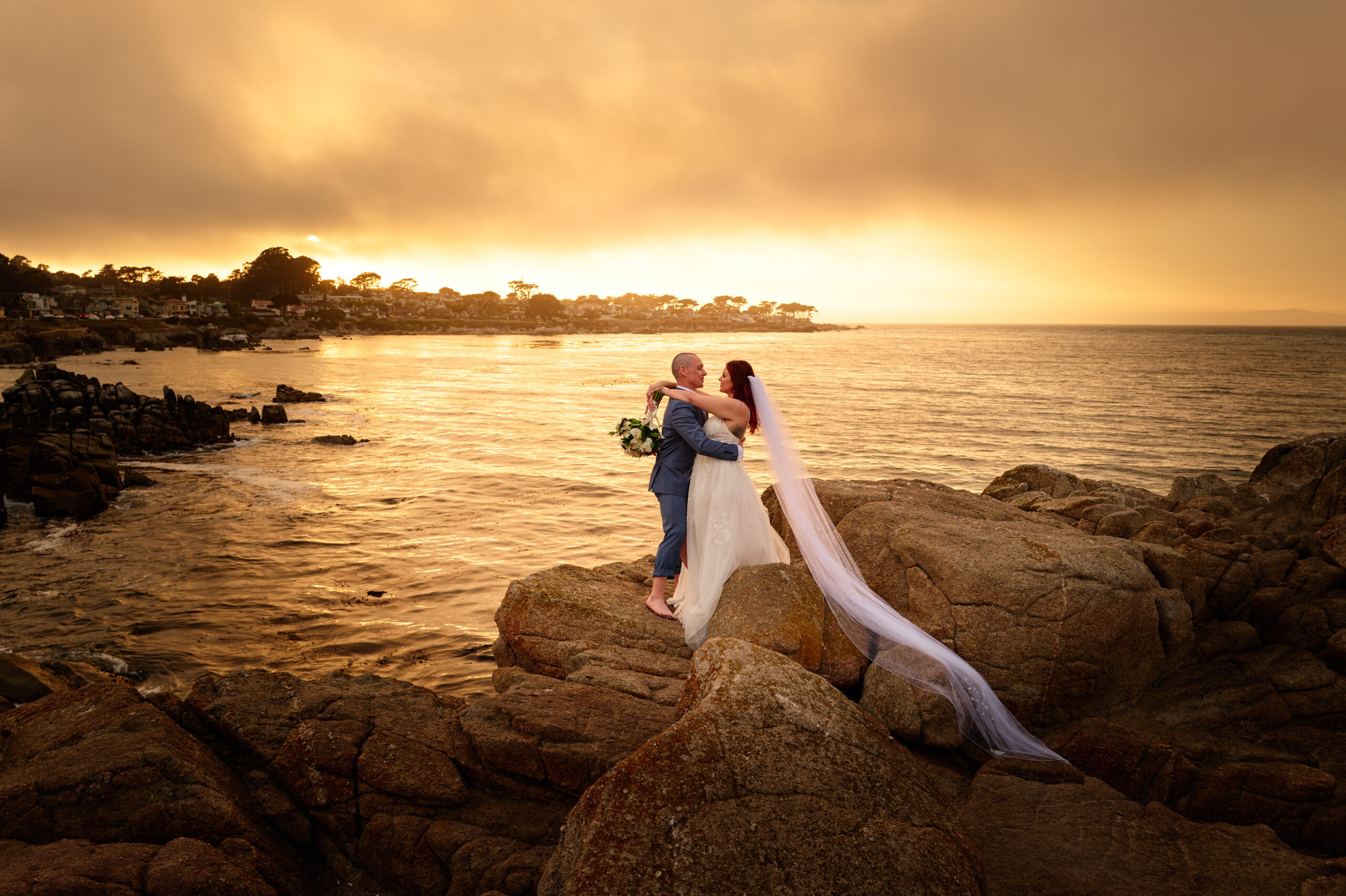 Monterey CA Beach Elopement, Elope in Monterey CA