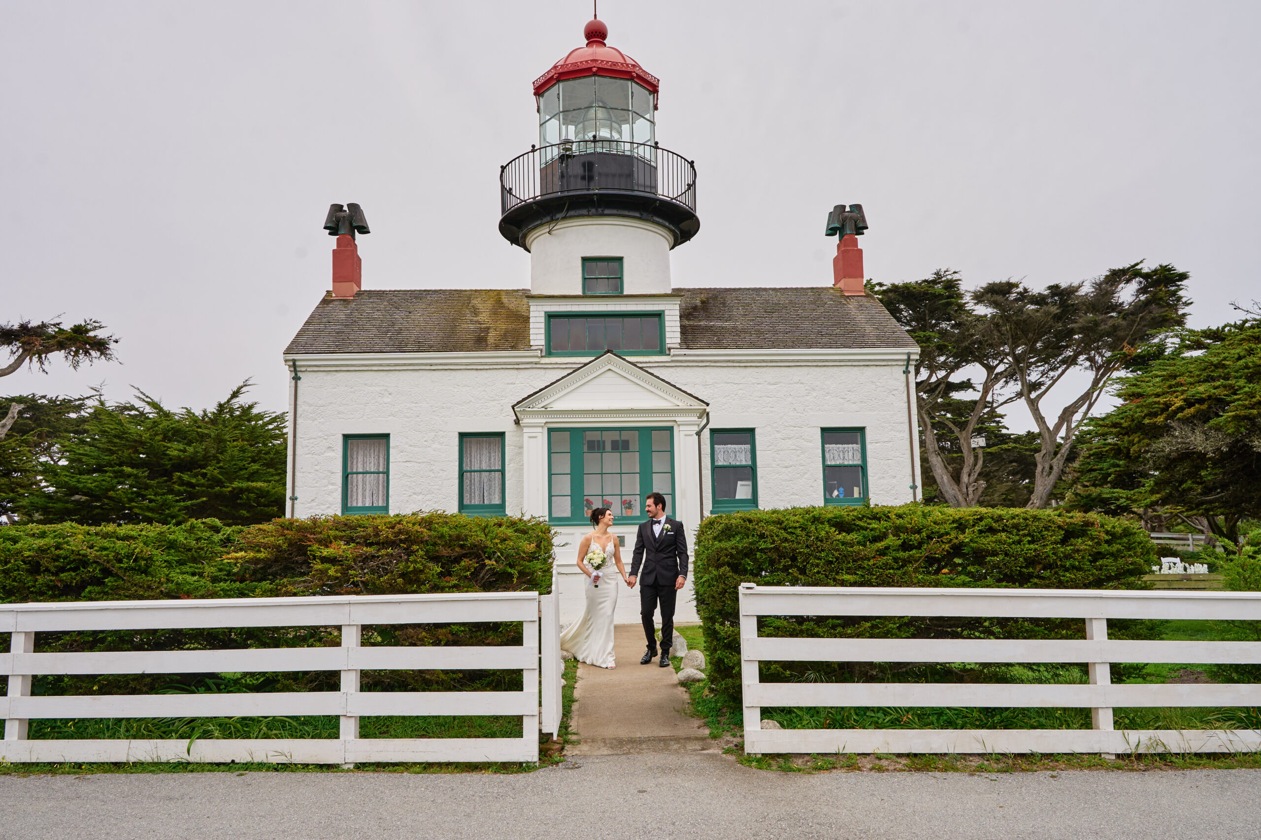 Point Pinos Lighthoouse Elopement, Elope in Monterey, Monterey Elopement Packages